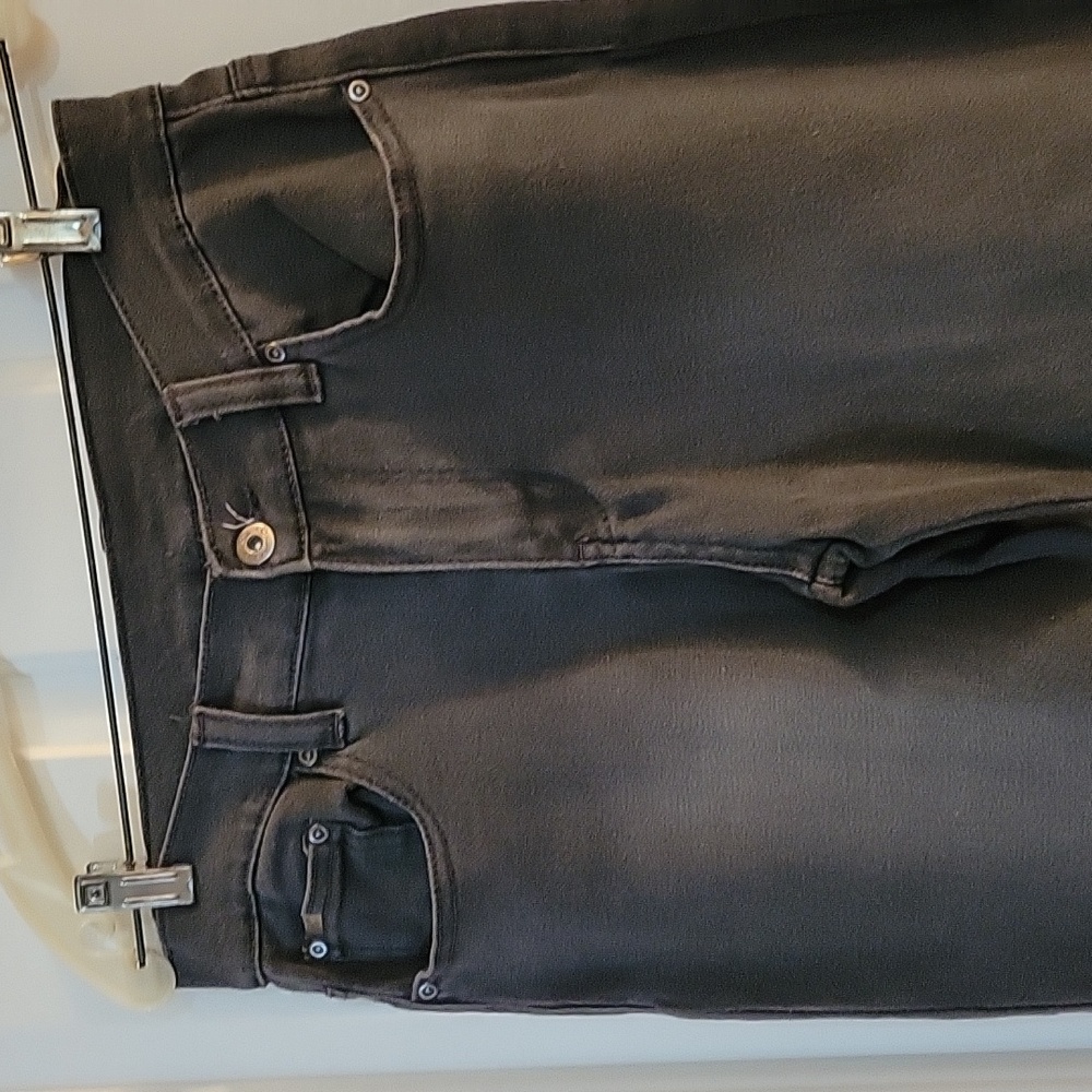 Diane Gilman grey jeans 4 Petite - Picture 5 of 8